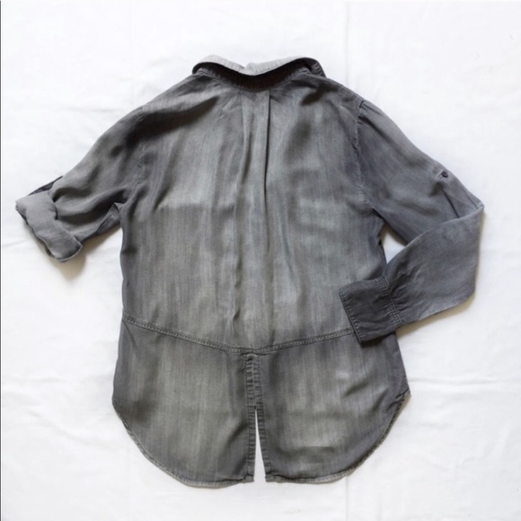 Anthropologie Cloth & Stone Split Back Shirt - Picture 7 of 8